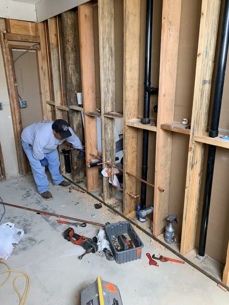 Commercial rough-in plumbing for Gas Line Repair in Dunbarton